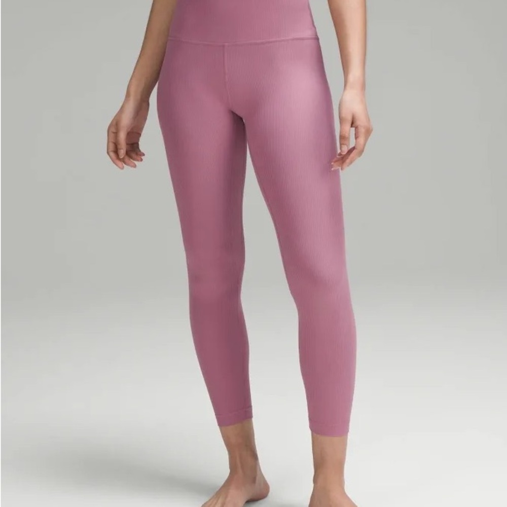 Lululemon Align Ribbed High Rise Leggings 23” Size 4 NWT - Picture 2 of 4